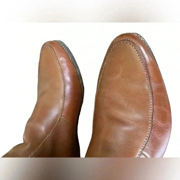 Florsheim Vintage 70s Distressed Browns Men's Chelsea Boots Size 10 1/2 D - Picture 14 of 16